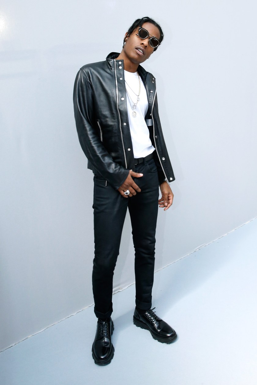 Rapper ASAP Rocky poses Backstage after the Dior Homme Menswear Spring/Summer 2016 show as part of Paris Fashion Week on June 27, 2015. (Bertrand Rindoff Petroff/Getty Images)