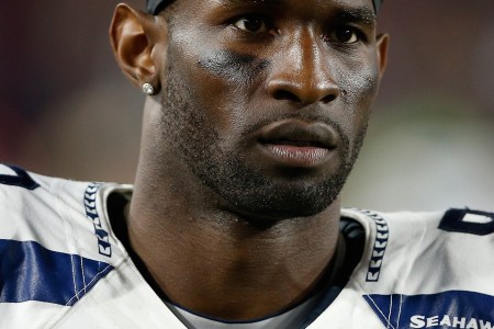 GLENDALE, AZ - DECEMBER 21:  Wide receiver Ricardo Lockette #83 of the Seattle Seahawks on the sidelines during the NFL game against the Arizona Cardinals at the University of Phoenix Stadium on December 21, 2014 in Glendale, Arizona.  (Photo by Christian Petersen/Getty Images)