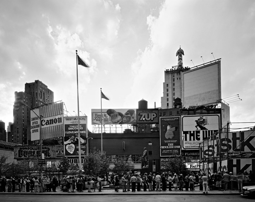 Times Square at Duffy Square, 1977 (Philip Trager, published by Steidl)