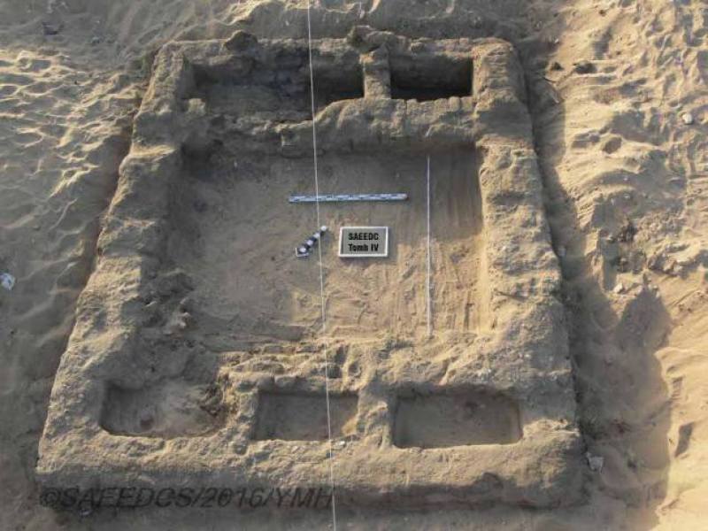 The discovery unearthed sites dating back 7,000 years. (Egypt Antiquities Ministry)