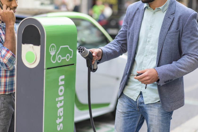 Carmakers are set to cooperate on a Europe-wide network of electric charging stations. (simonkr/Istock.com)