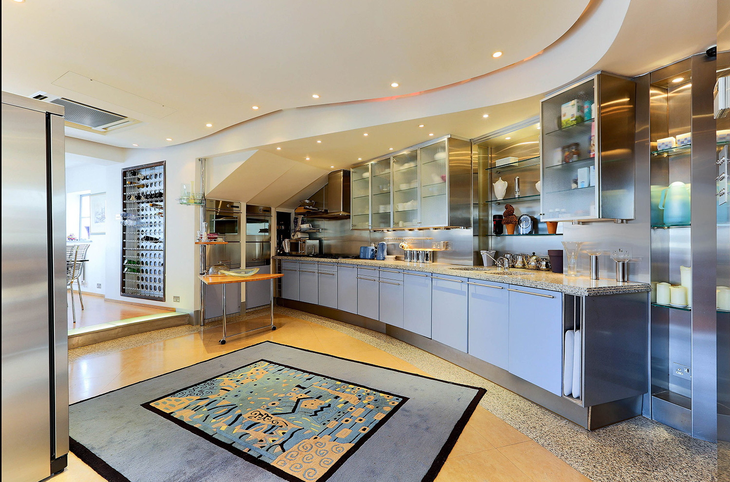 Interior views of The High Command penthouse in London