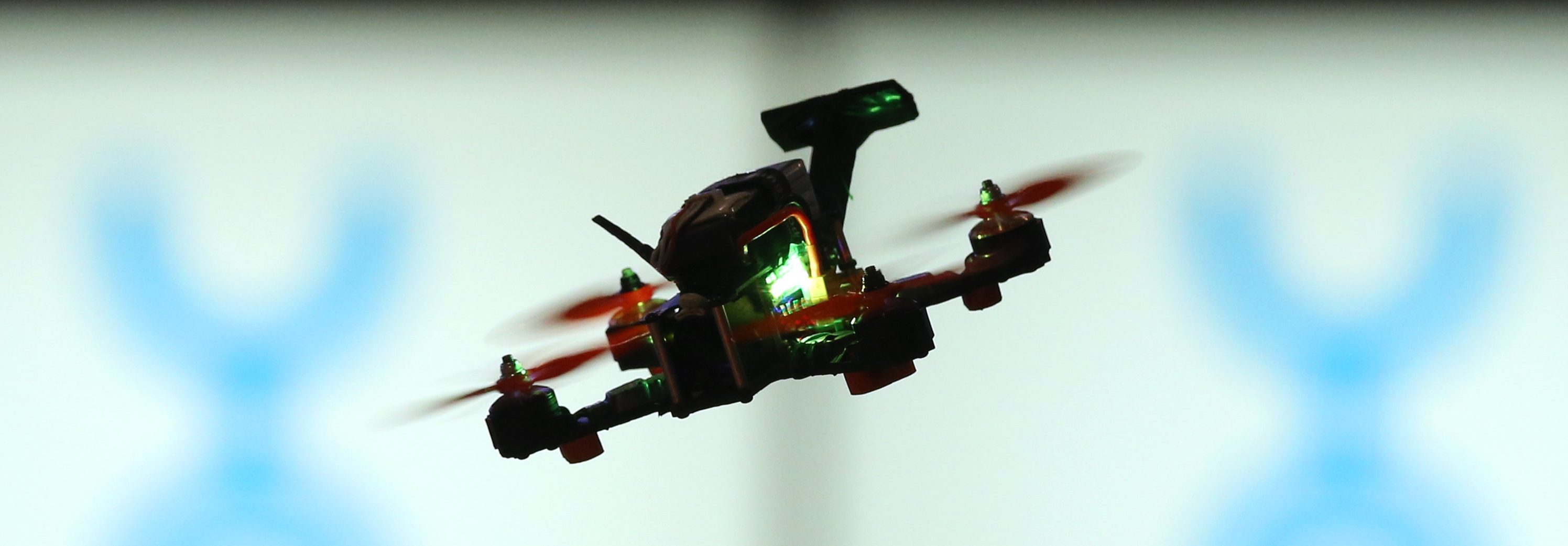 The drone racing championship final as part of the 4th ExpoCityTrans international conference and exhibition at the VDNKh exhibition centre. Marina Lystseva/TASS (Photo by Marina LystsevaTASS via Getty Images)