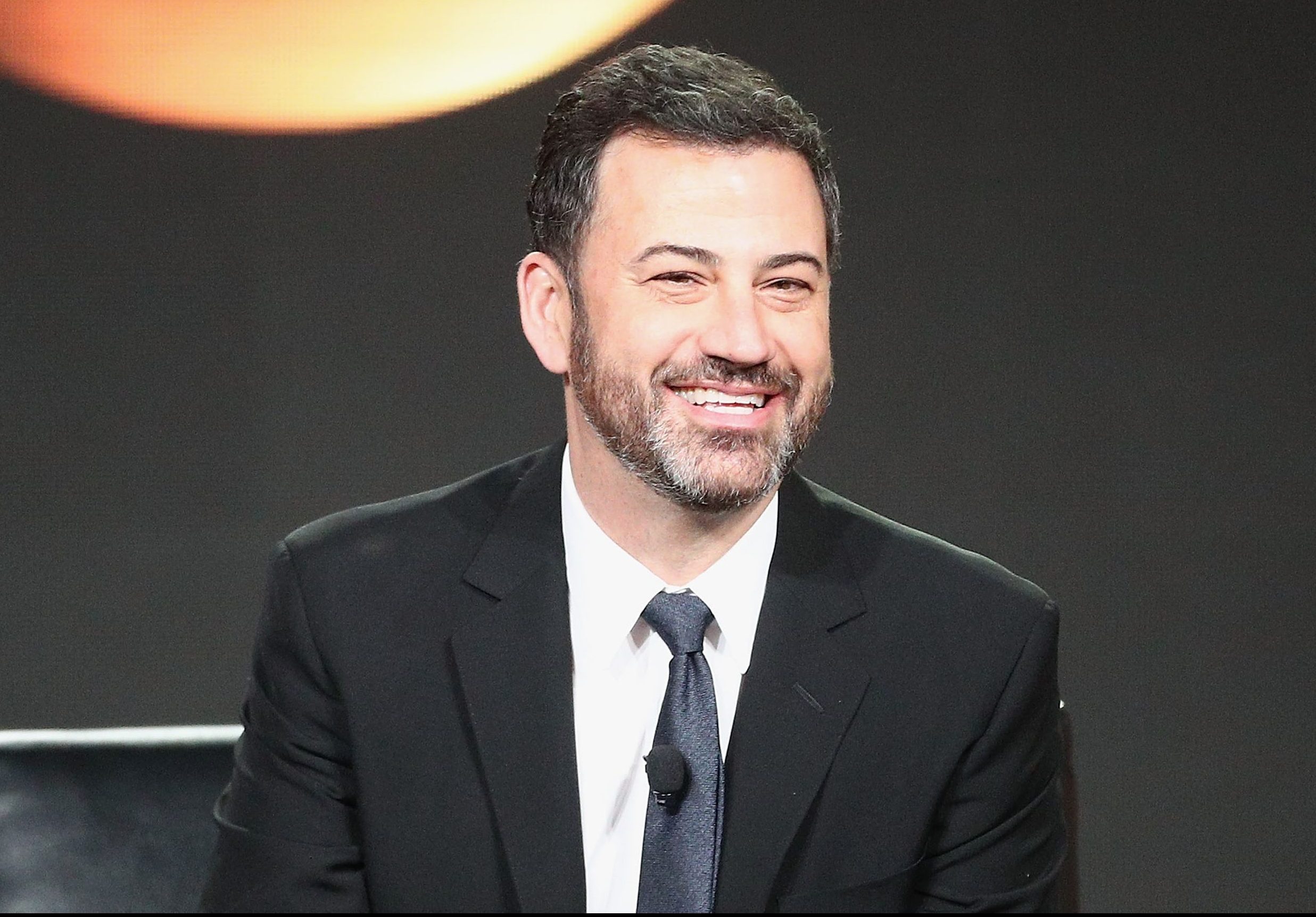 Jimmy Kimmel, host and executive producer of "Jimmy Kimmel Live!" and host of the "90th Oscars", speaks onstage during the ABC Television/Disney portion of the 2018 Winter Television Critics Association Press Tour at The Langham Huntington, Pasadena on January 8, 2018 in Pasadena, California.  (Photo by Frederick M. Brown/Getty Images)