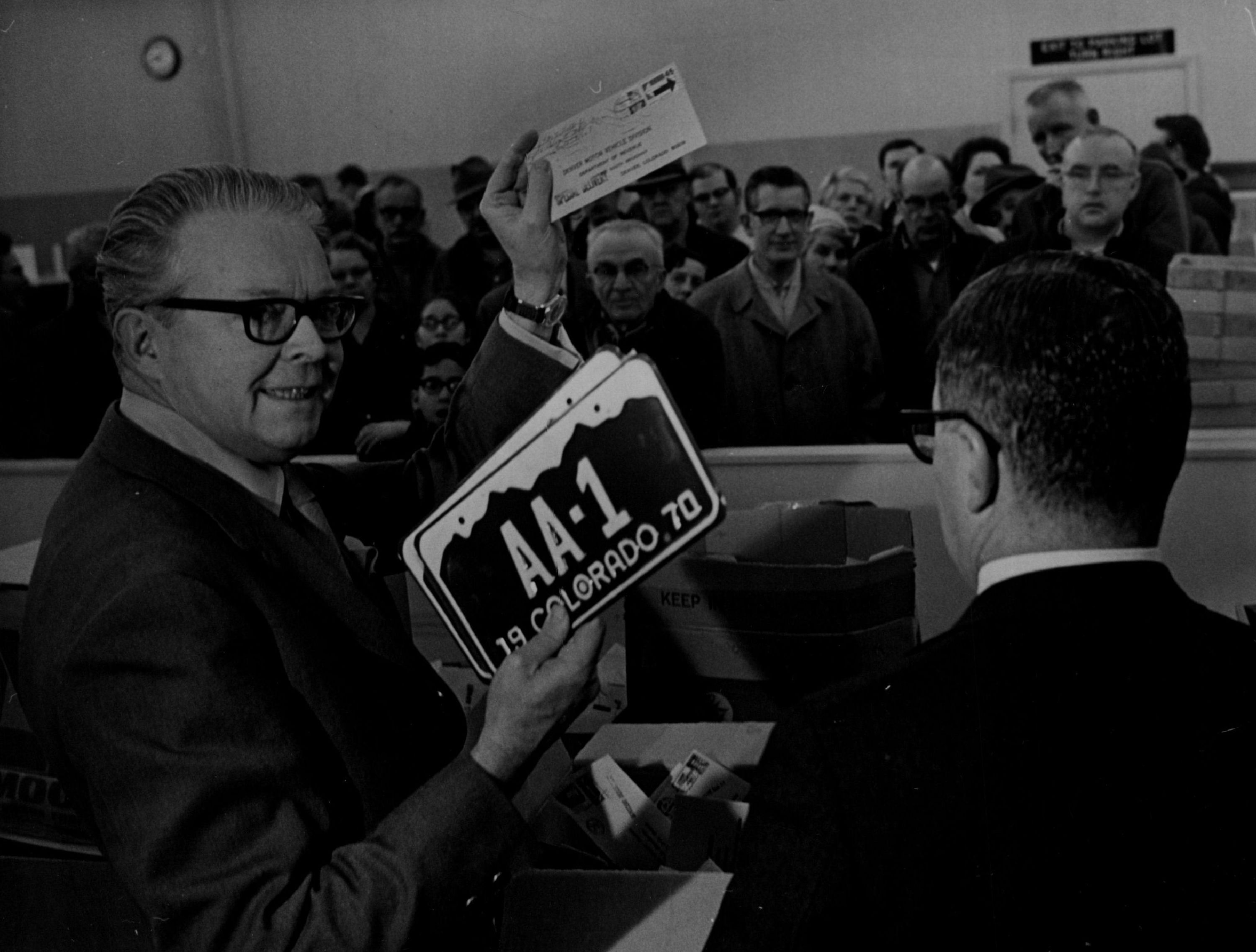 Denver DMV in 1969 (Bill Johnson/The Denver Post via Getty Images)