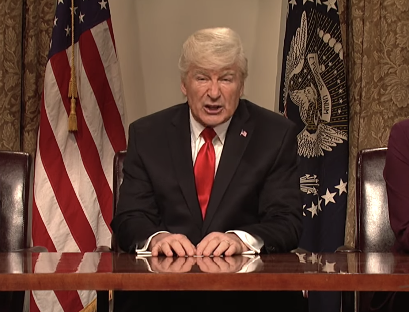 Alec Baldwin returns as Donald Trump in this Saturday's episode of 'SNL' (NBC)