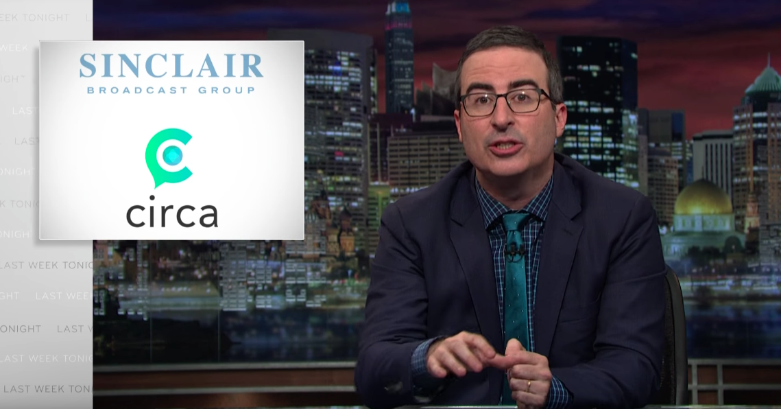 John Oliver criticizes Sinclair Broadcasting on "Last Week Tonight" (YouTube)