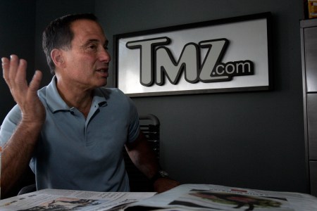 TMZ boss Harvey Levin at the website's offices in Glendale