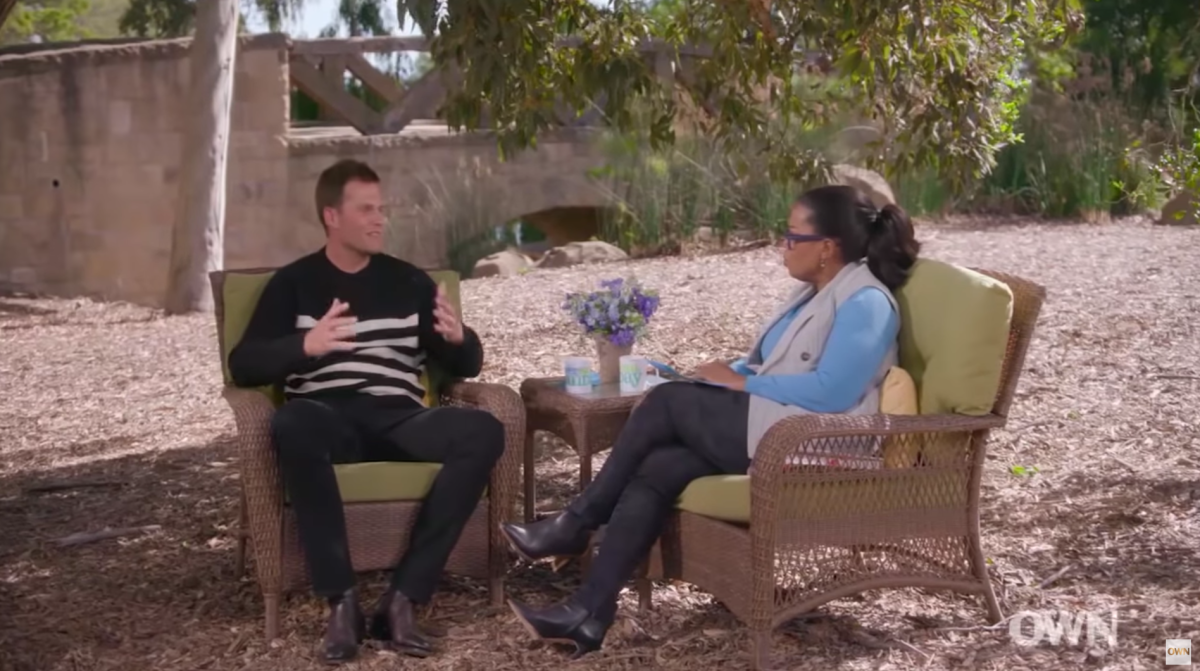 Tom Brady Opens Up About Anthem Protest Controversy With Oprah - InsideHook