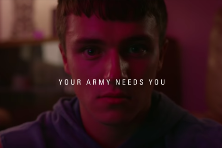 A screengrab from British Army recruitment ads targeted at millennials (YouTube)