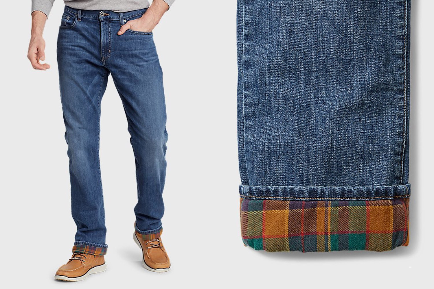 Men's Flannel Lined Jeans – Insulated Gear
