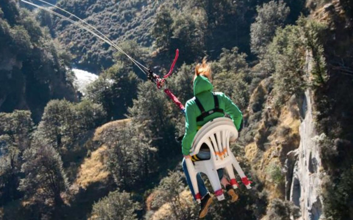 Shotover Canyon Swing New Zealand Chair Of Deah Insidehook