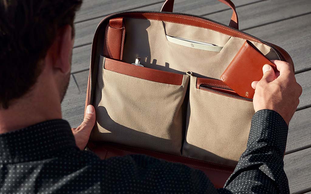 bellroy leather briefcase