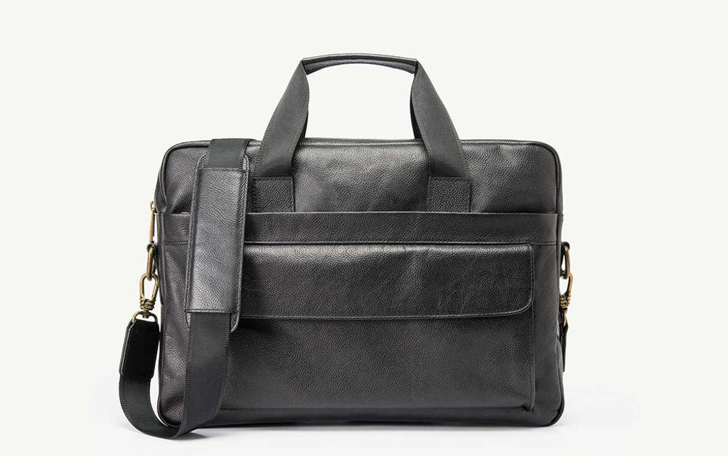 men's modern leather briefcase