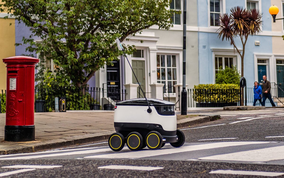 Starship Technologies Doordash Postmates Delivery Robot