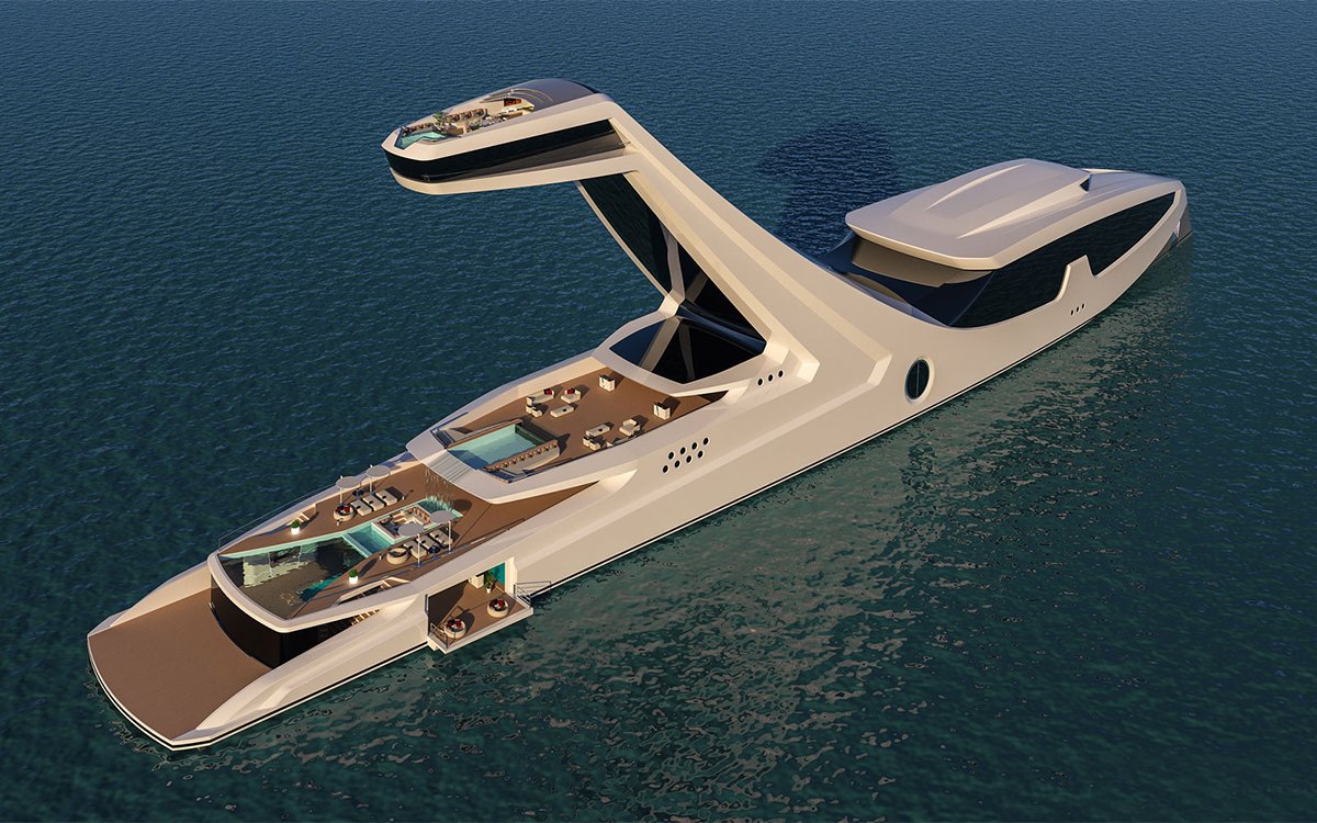 biggest mega yacht concept