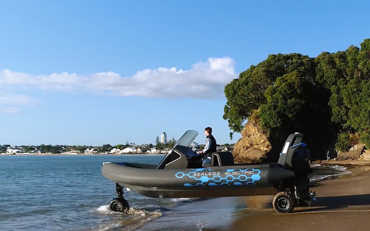 Sealegs Electric E4 Is an EcoFriendly Amphibious Vehicle InsideHook