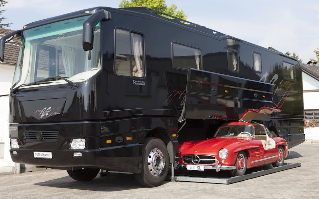 Germany's Volkner Mobil Is a Sports-Car-Carrying RV - InsideHook