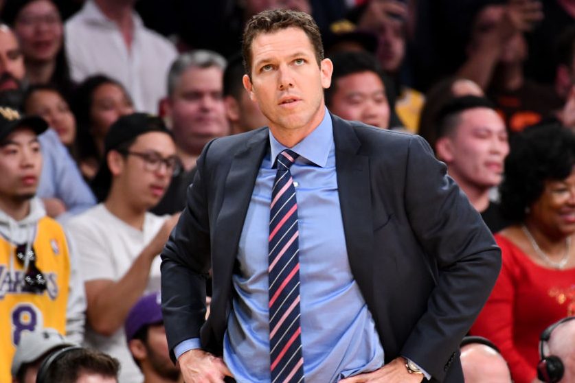 New Kings coach Luke Walton. (Photo by Allen Berezovsky/Getty Images)