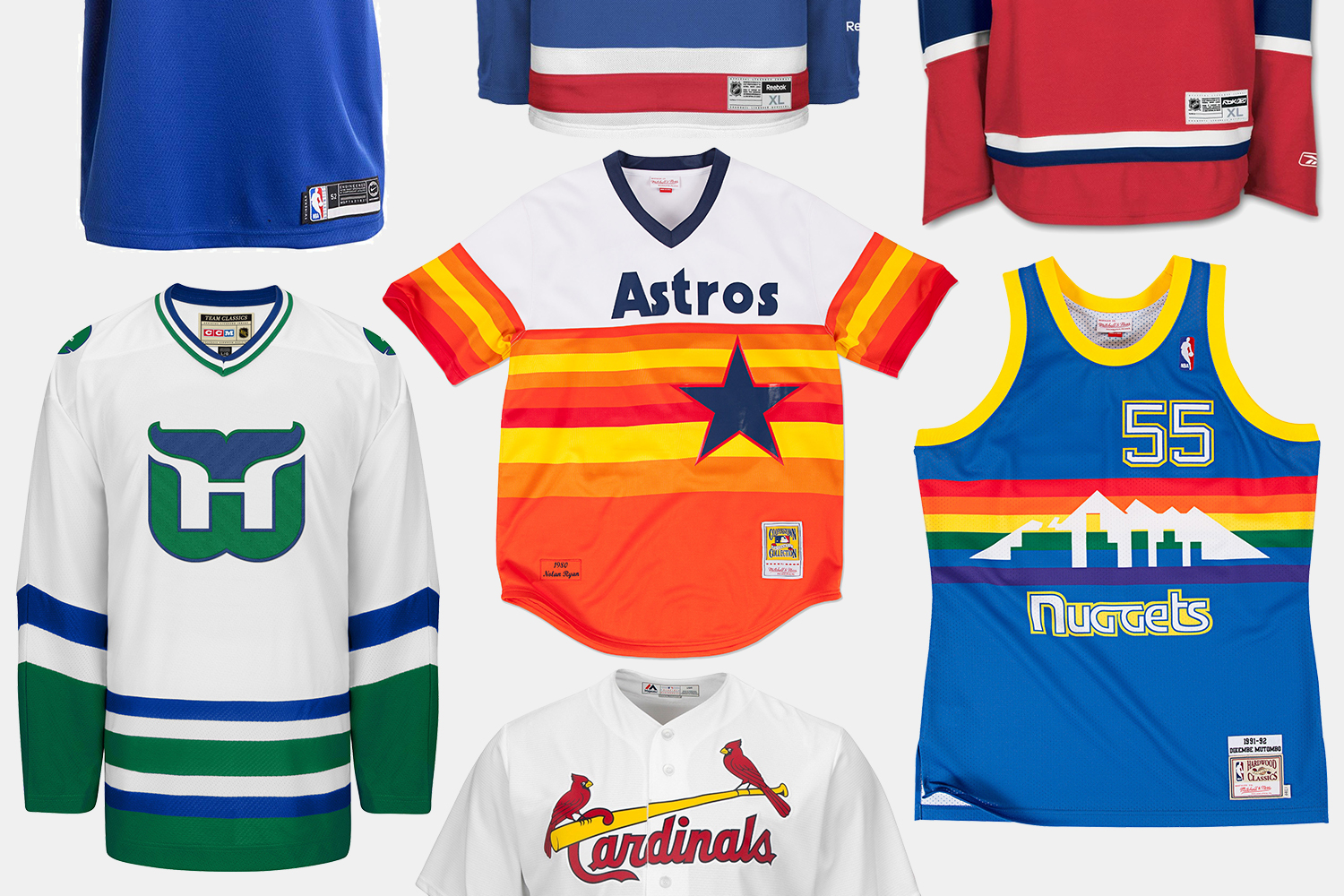Which defunct sports teams had the best uniforms?