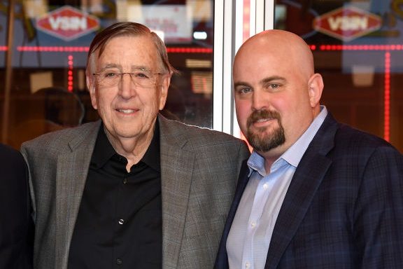 Brent Musburger and his nephew VSiN founder Brian Musburger