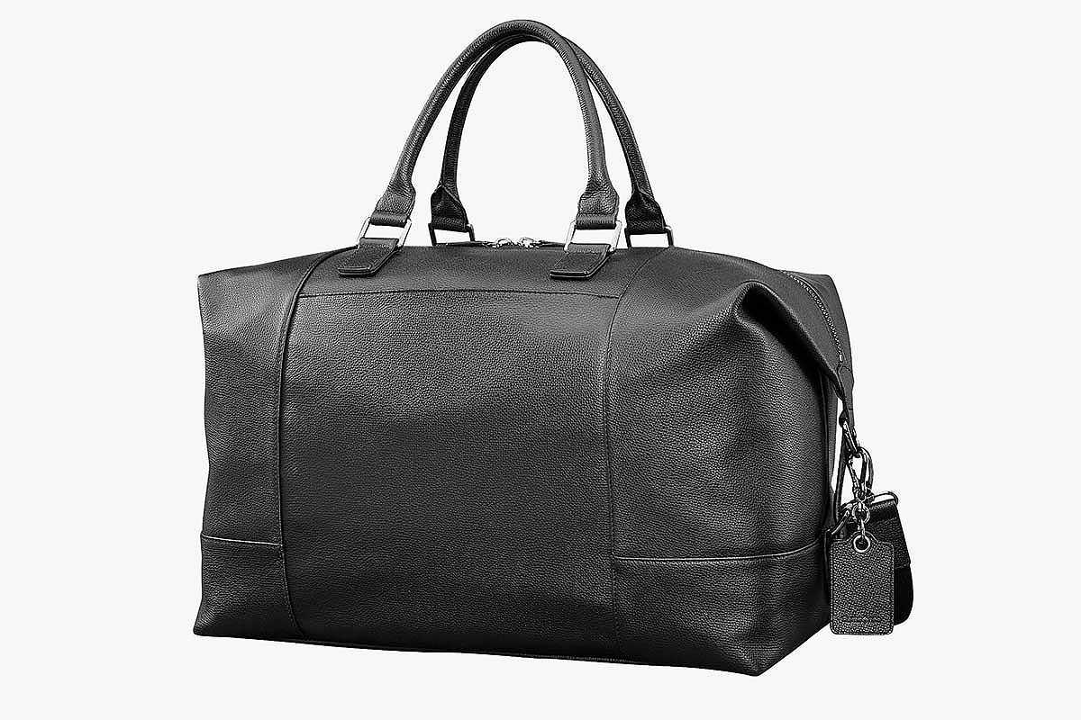 Samsonite Men’s Leather Classic Weekender