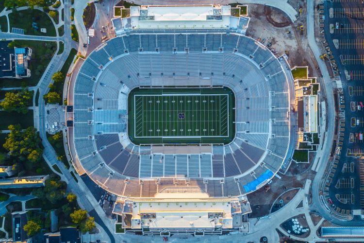 Notre Dame football stadium, south bend, IN