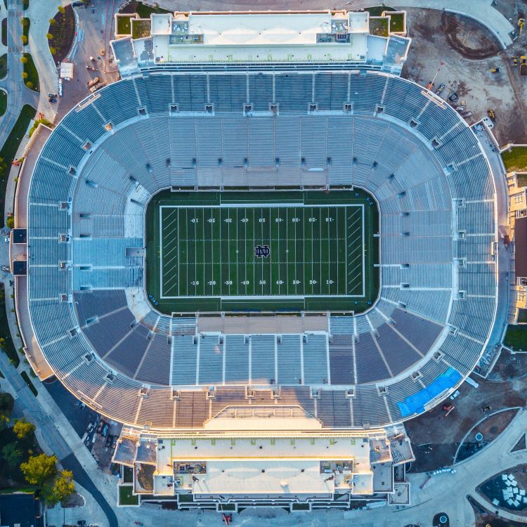 Notre Dame football stadium, south bend, IN