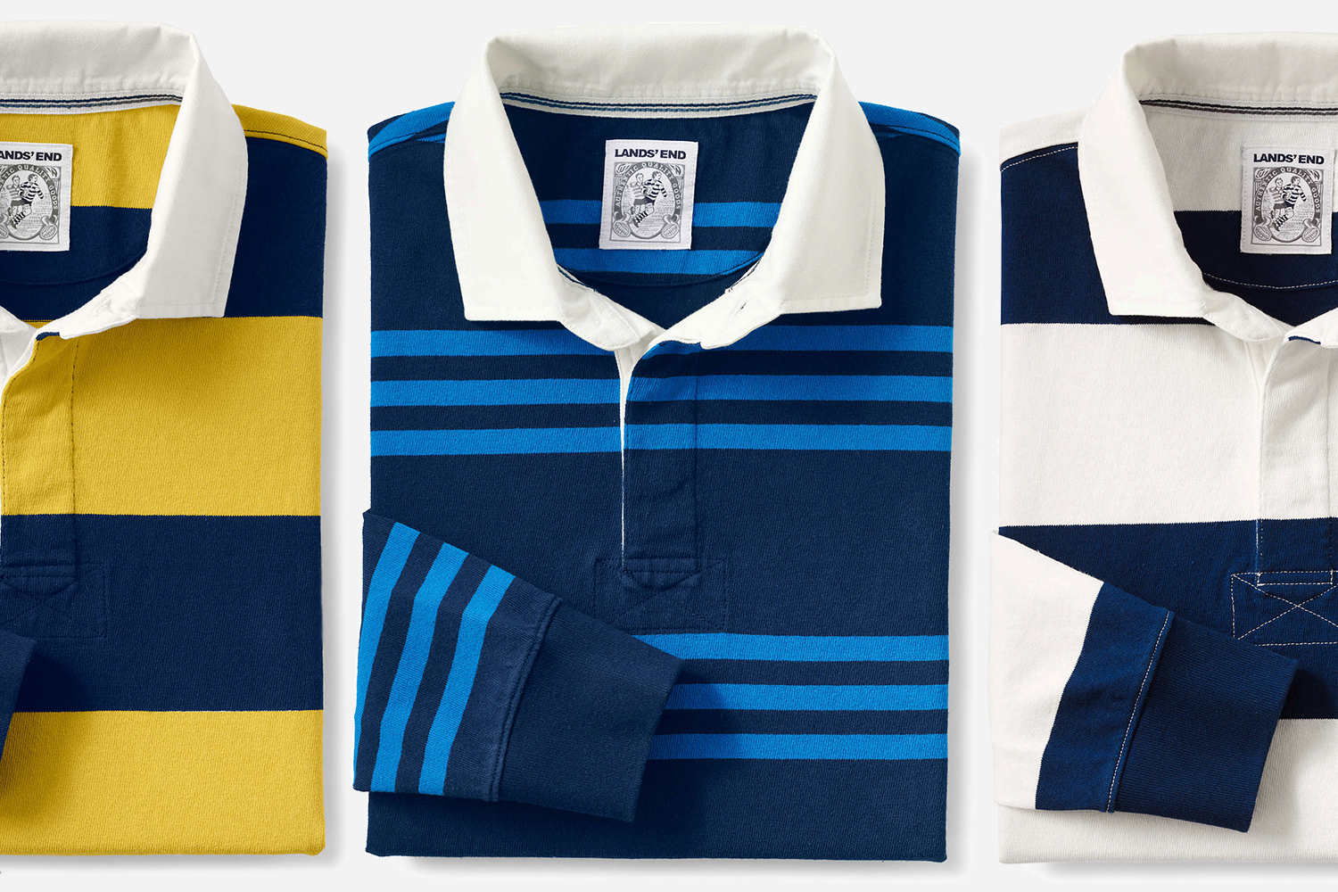 Lands' End's 30% Off Sale Includes Classic Rugby Shirts - InsideHook