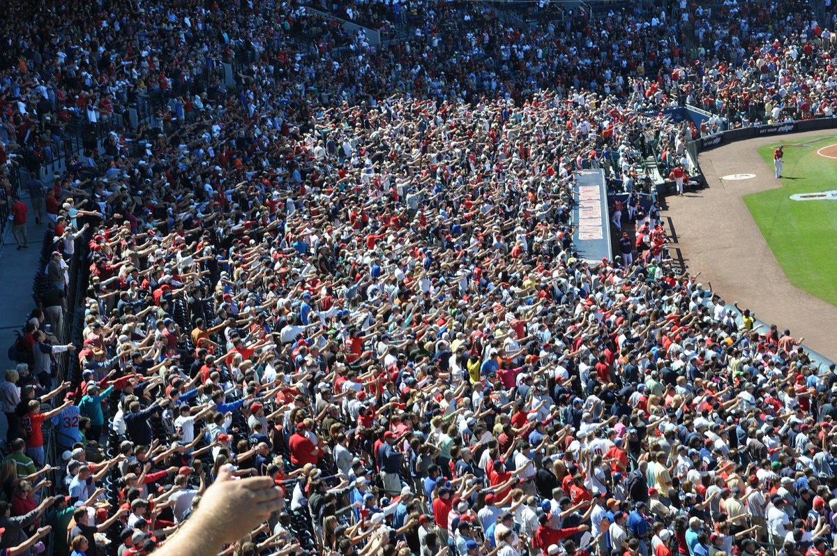 after-three-decades-controversial-gesture-still-appears-at-atlanta