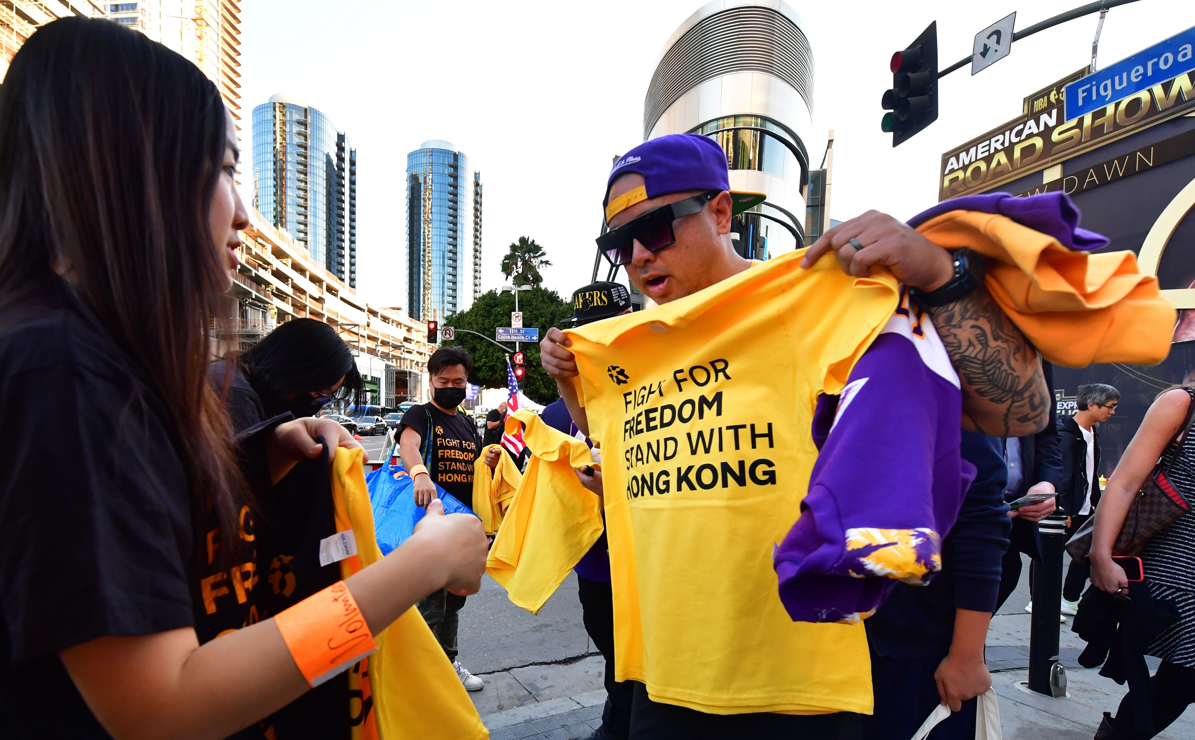 NBA store says 'Free Hong Kong' was 'inadvertently prohibited' from jerseys