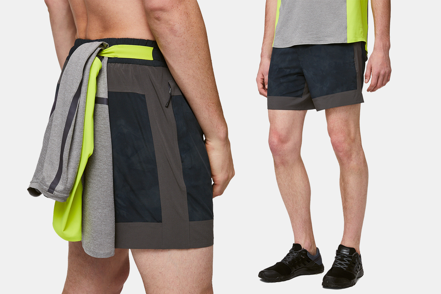 robert geller lululemon shorts