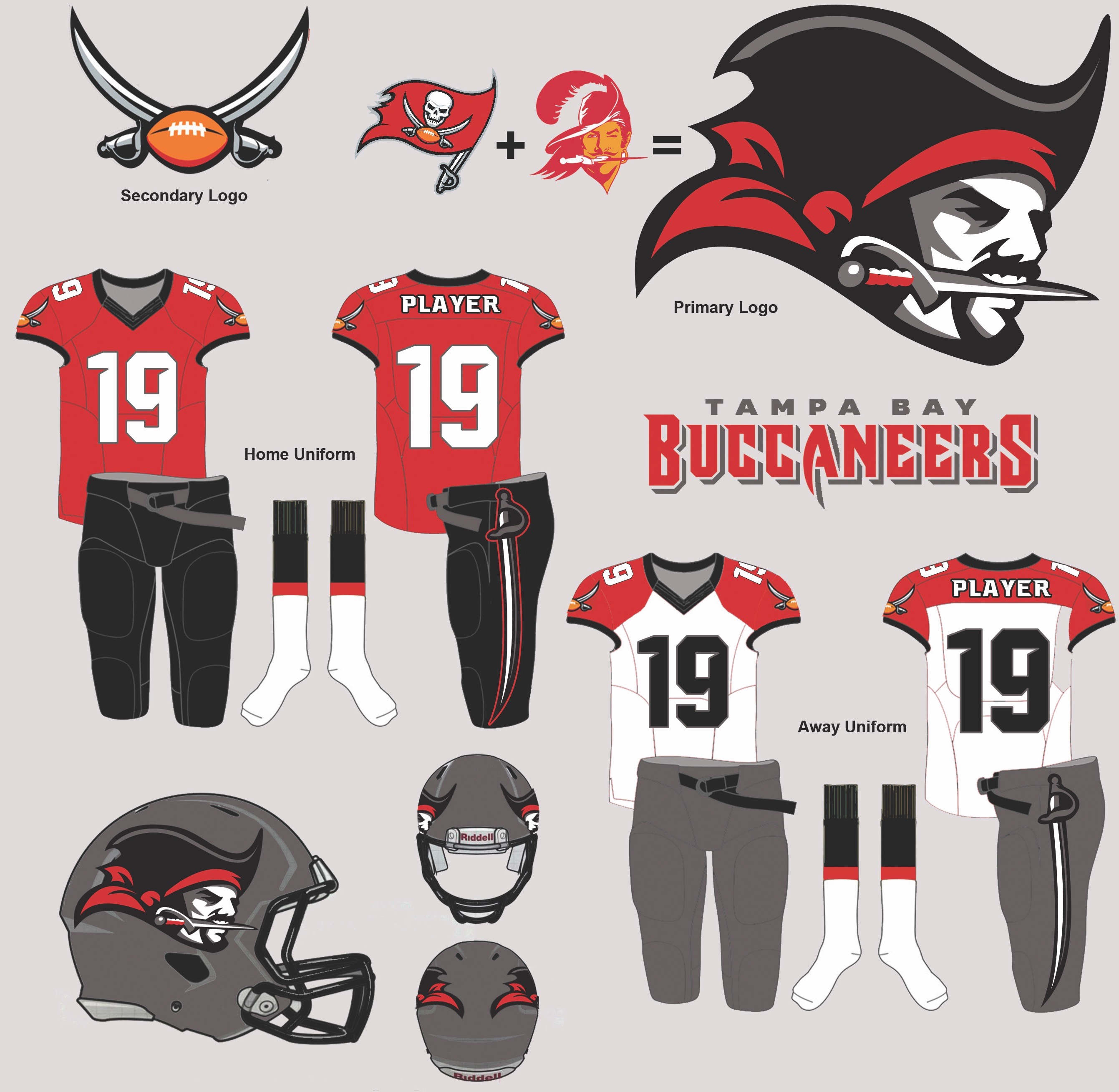 the tampa bay buccaneers new uniforms