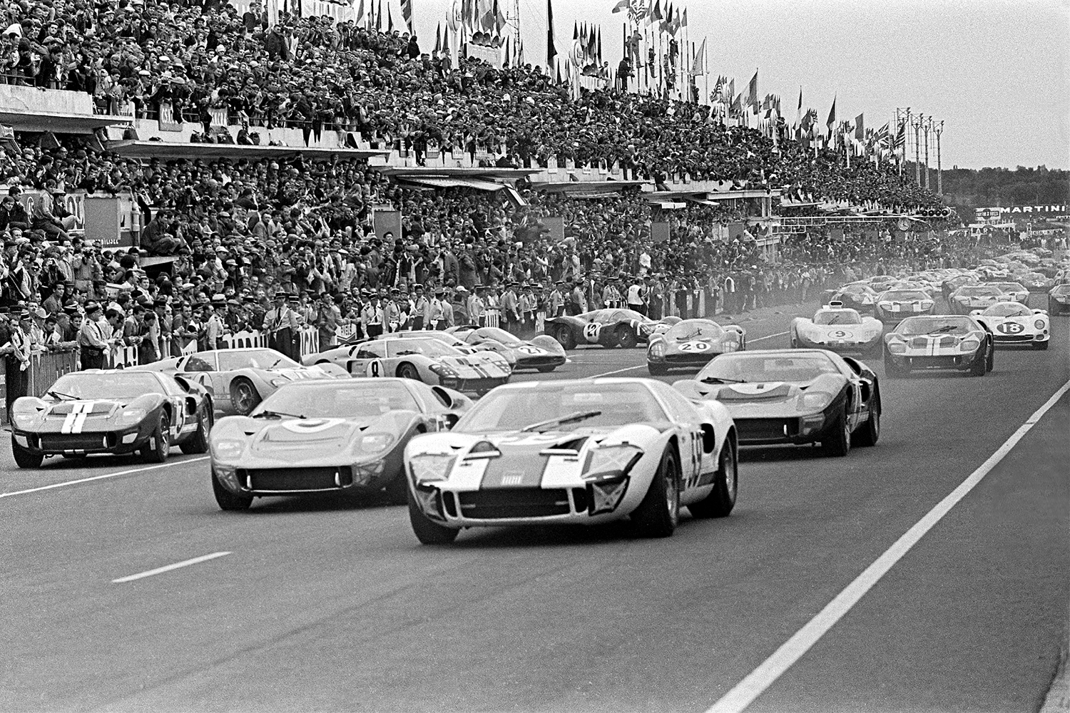 1966 24 Hours of Le Mans Race in Ford v Ferrari