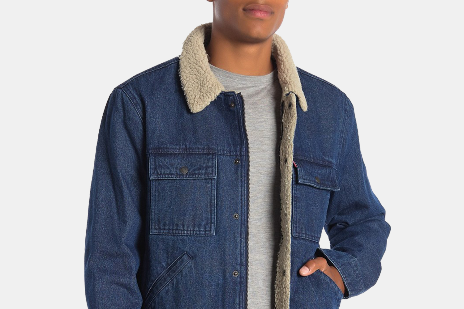 wool lined levi jacket