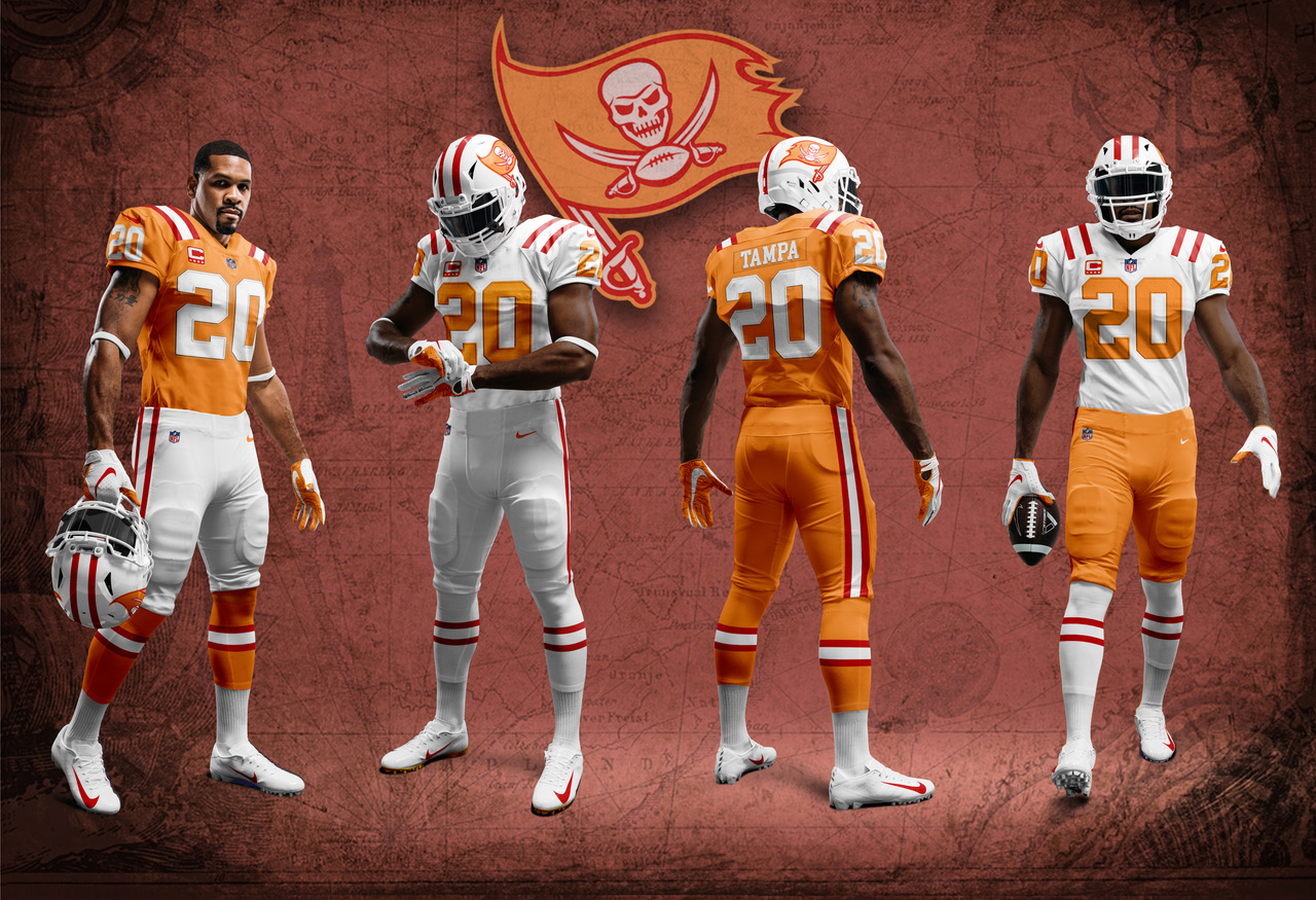 Results: Uni Watch Readers Redesign the Buccaneers' Uniforms