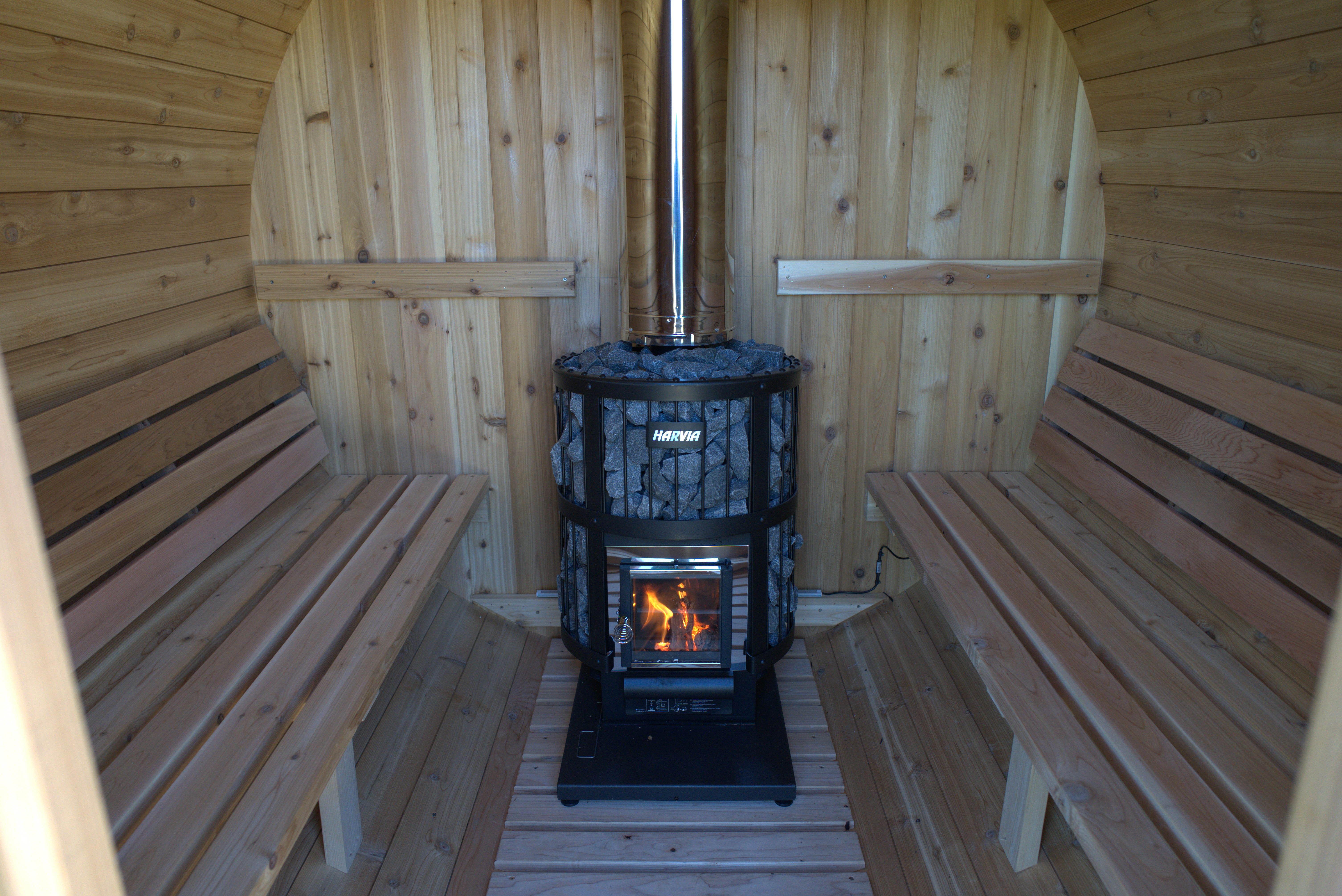 Building a WoodBurning Sauna in 10 Steps Shown in Mark Bollman's Pics