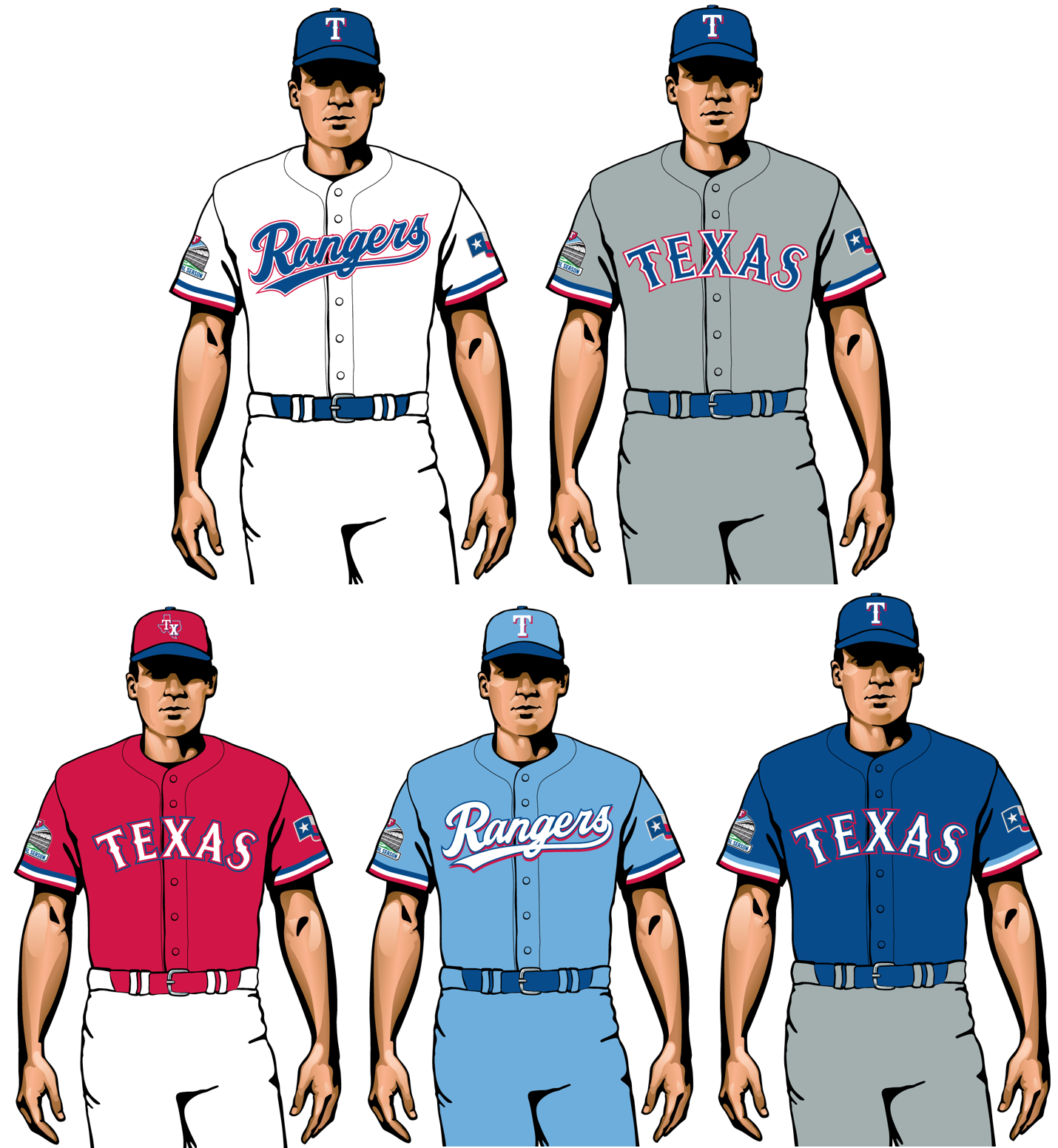 current texas ranger uniform