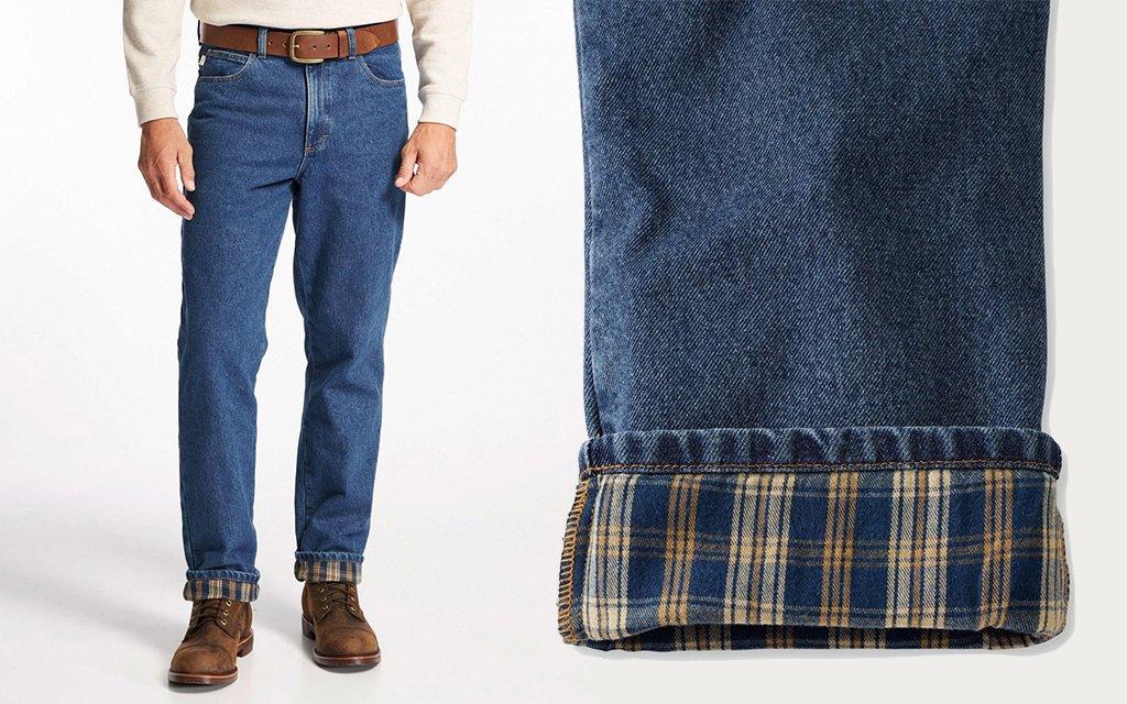 levi's flannel lined jeans