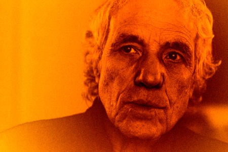 Abel Ferrara stares with focus