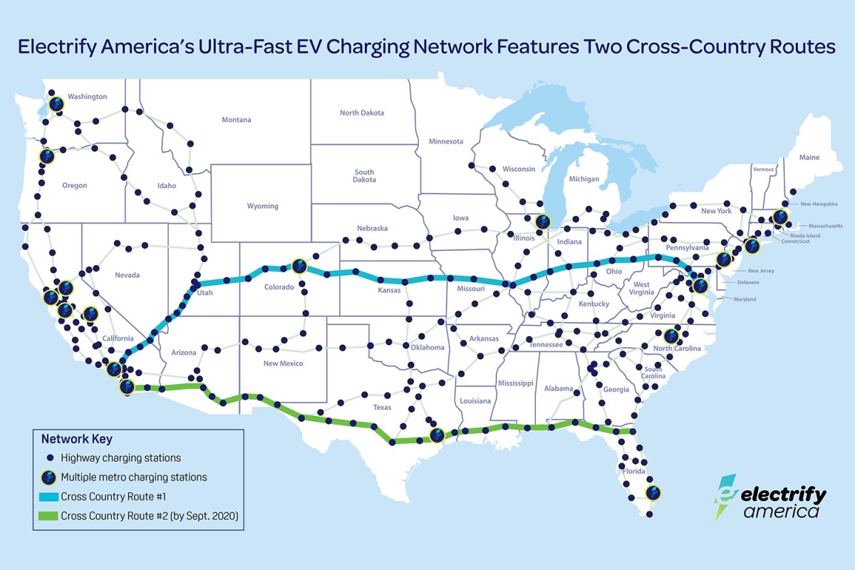 Electrify America Finishes First Cross-Country EV Route - InsideHook