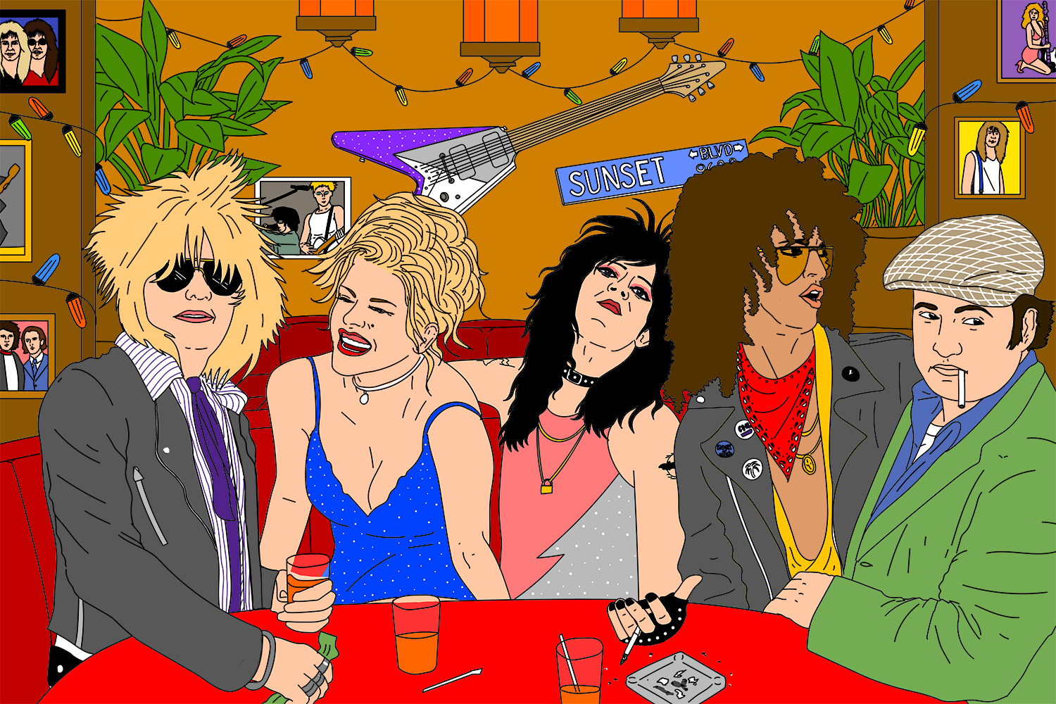 The Legacy of The Sunset Strips 80s Glam Rock Scene image image picture