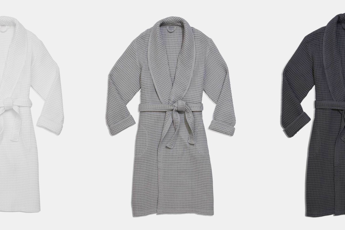 Brooklinen Now Makes Waffle Towels (and Robes) - InsideHook