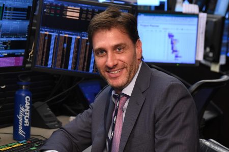 Mike Greenberg attends the Annual Charity Day on September 11, 2018 in New York City.  (Presley Ann/Getty for Cantor Fitzgerald)