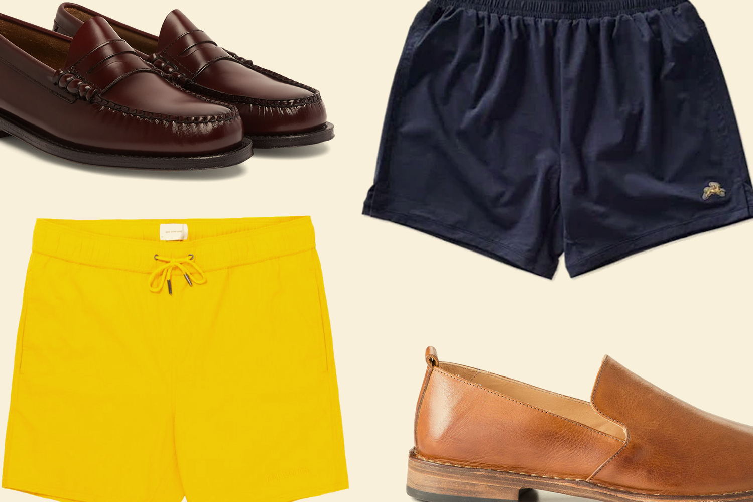 loafer shoes with shorts