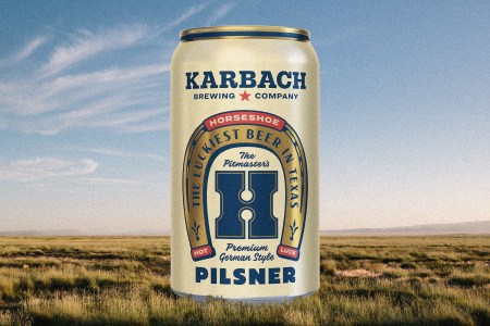 karbach horseshoe pilsner