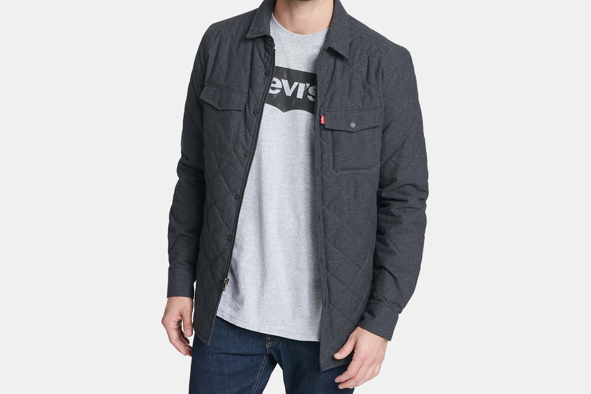 Levi's Men's Long Sleeve Stretch Denim Trucker Jacket (S) - Walmart.com