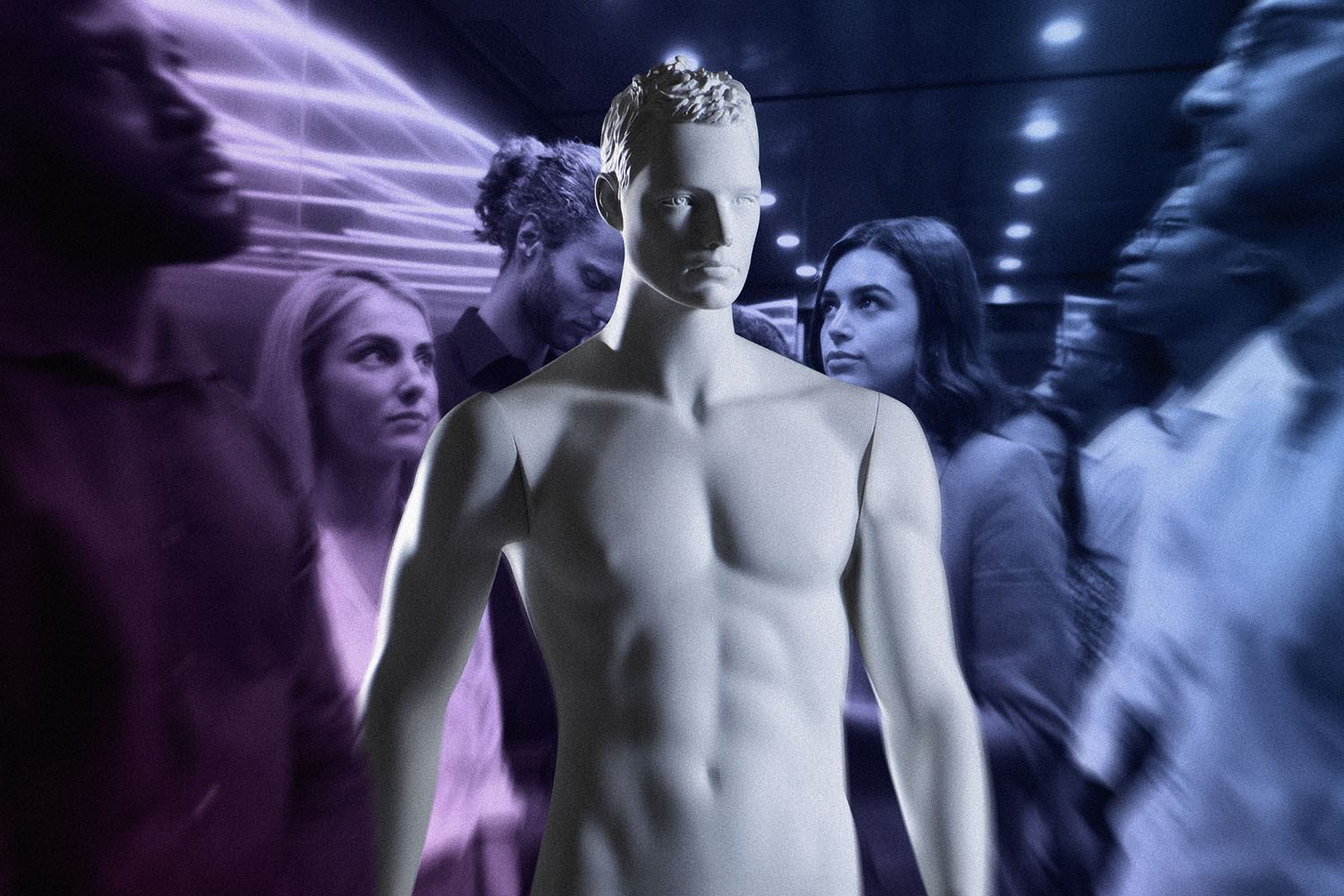 The Secret World of “Fit Models,” The Men Behind the Mannequins