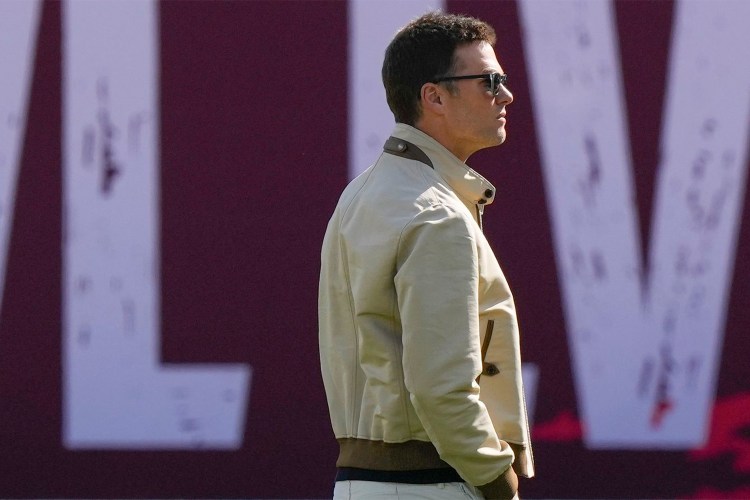 Tom Brady Showcases His Game Day Style in Tom Ford Jacket, Classic Denim &  Beige Sneakers Ahead of Super Bowl LV