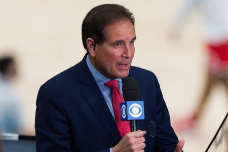 CBS Sports broadcaster Jim Nantz